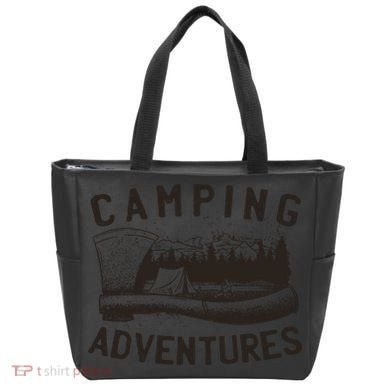 Camping Adventures Vintage Tote Bag
