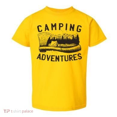 Camping Adventures Vintage Toddler T-Shirt
