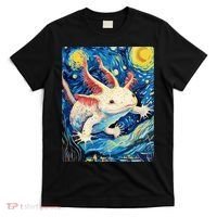 Classic Axolotl Vintage Starry Night Axolotl T-Shirt thumb 0