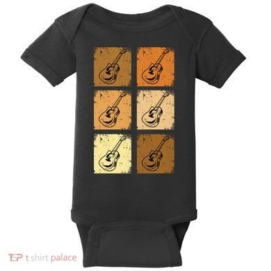 Classic And Vintage Guitars Baby Bodysuit