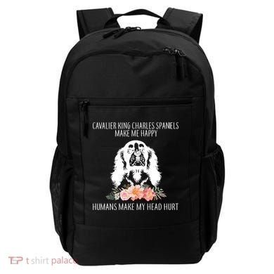Cavalier King Charles Make Me Happy Backpack