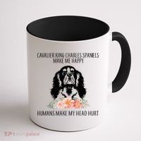 Cavalier King Charles Make Me Happy Coffee Mug thumb 1