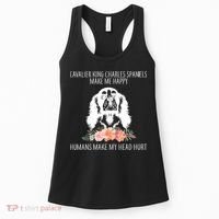 Cavalier King Charles Make Me Happy Women's Tank Top thumb 0