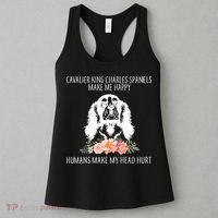 Cavalier King Charles Make Me Happy Women's Tank Top thumb 3