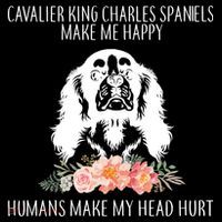 Cavalier King Charles Make Me Happy Tote Bag thumb 4