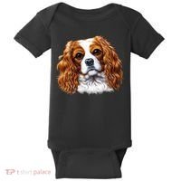 Cavalier King Charles Spaniel Dog Baby Bodysuit thumb 0