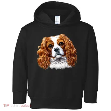 Cavalier King Charles Spaniel Dog Toddler Hoodie