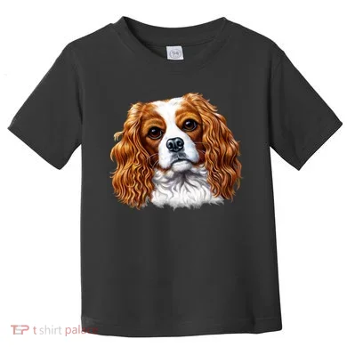 Cavalier King Charles Spaniel Dog Toddler T-Shirt