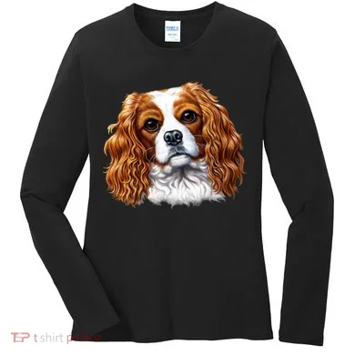 Cavalier King Charles Spaniel Dog Women's Long Sleeve Shirt