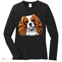 Cavalier King Charles Spaniel Dog Women's Long Sleeve Shirt thumb 0