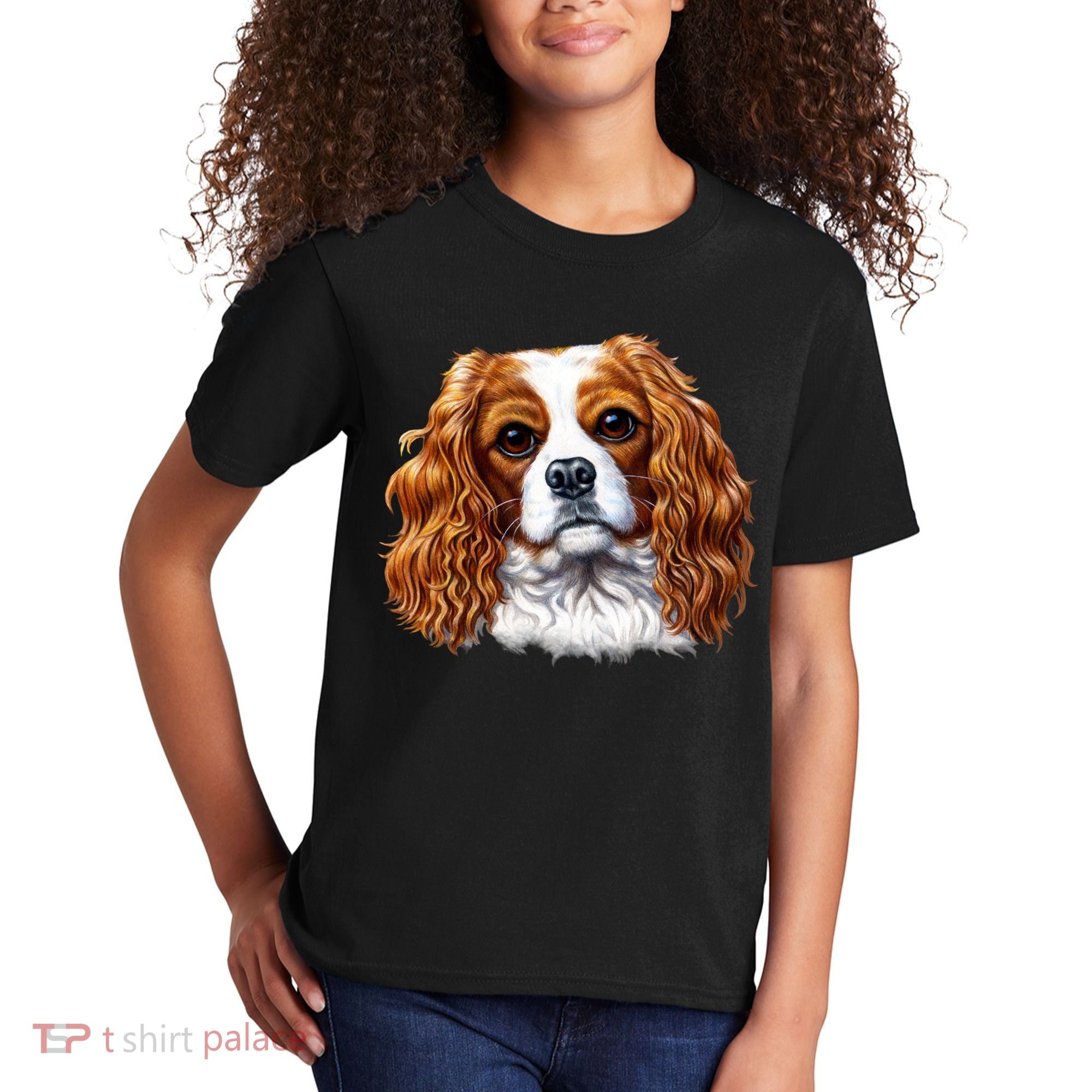 Cavalier King Charles Spaniel Dog Kids T-Shirt
