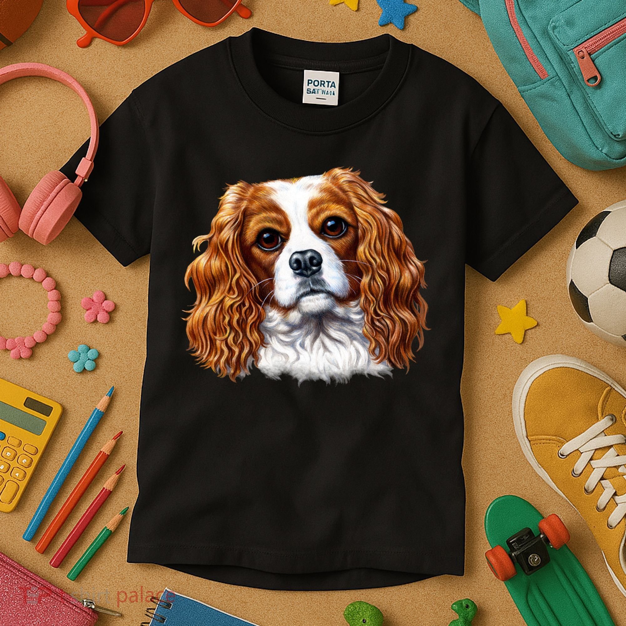 Cavalier King Charles Spaniel Dog Kids T-Shirt