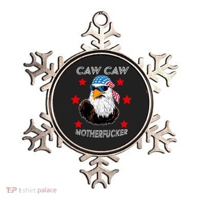Caw Caw Motherfucker Funny Patriotic Eagle Ornament