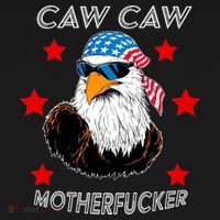 Caw Caw Motherfucker Funny Patriotic Eagle Ornament thumb 1