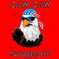 Caw Caw Motherfucker Funny Patriotic Eagle Santa Hat thumb 1