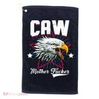 Caw Mother Fucker Golf Towel thumb 0