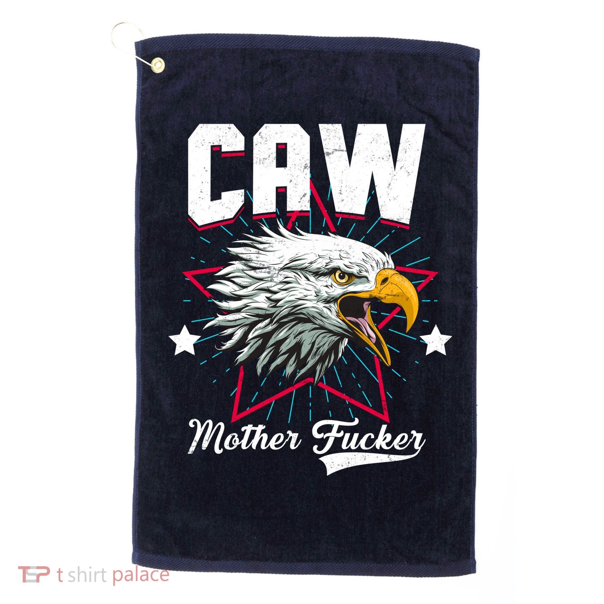 Caw Mother Fucker Golf Towel