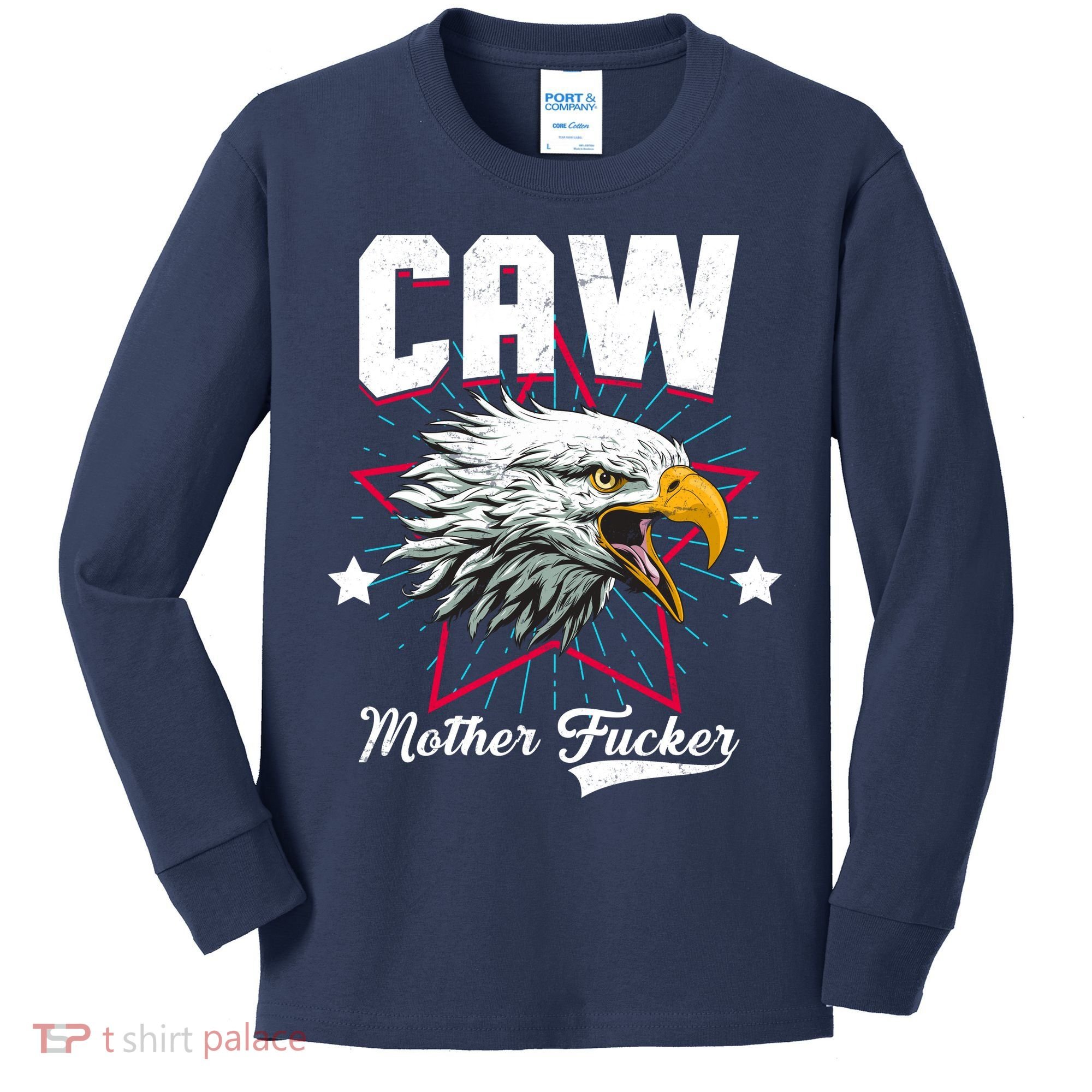 Caw Mother Fucker Kids Long Sleeve Shirt