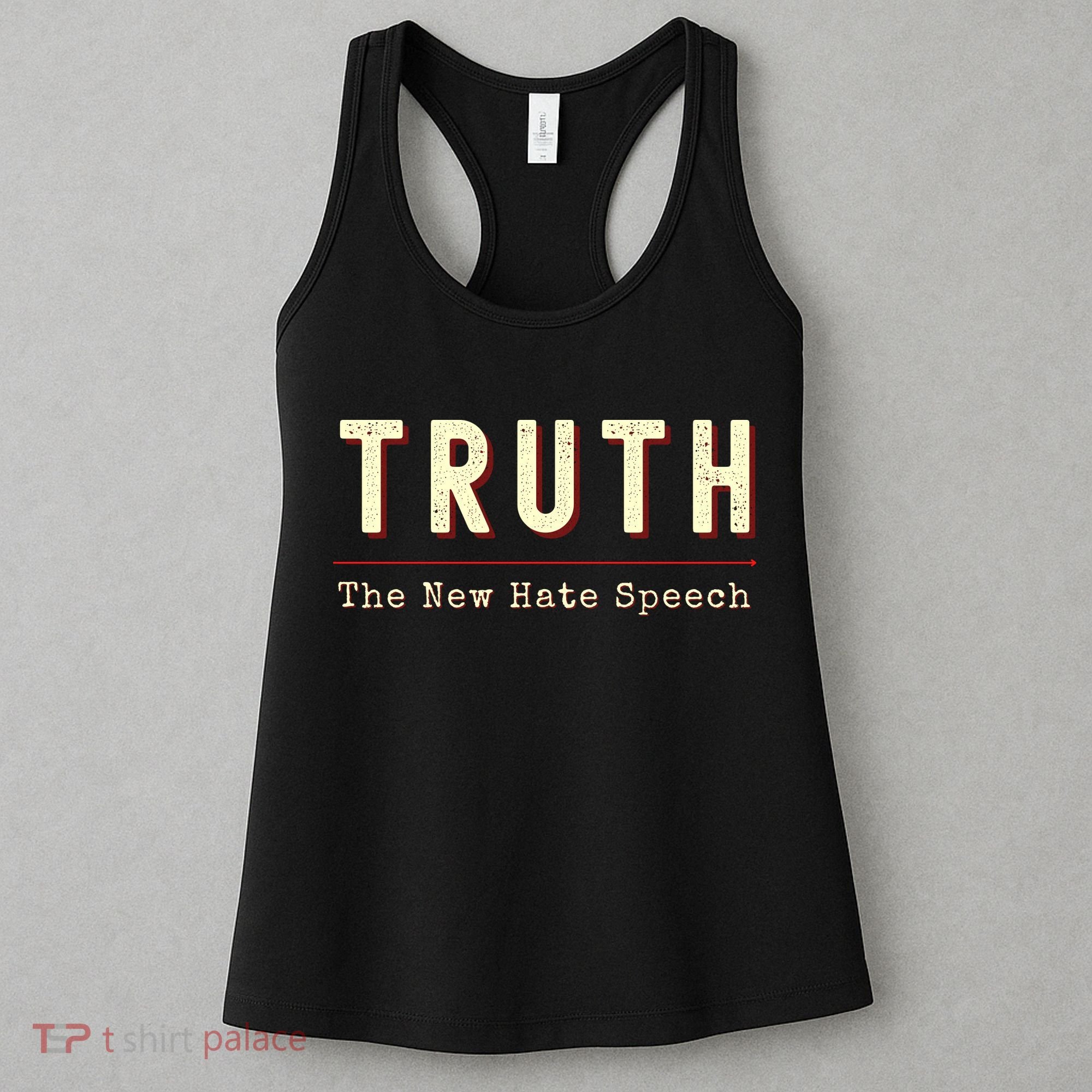 Conservative Anti Woke Cancel Culture Truth The New Hate Speech Women's Tank Top