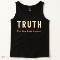 Conservative Anti Woke Cancel Culture Truth The New Hate Speech Tank Top thumb 2