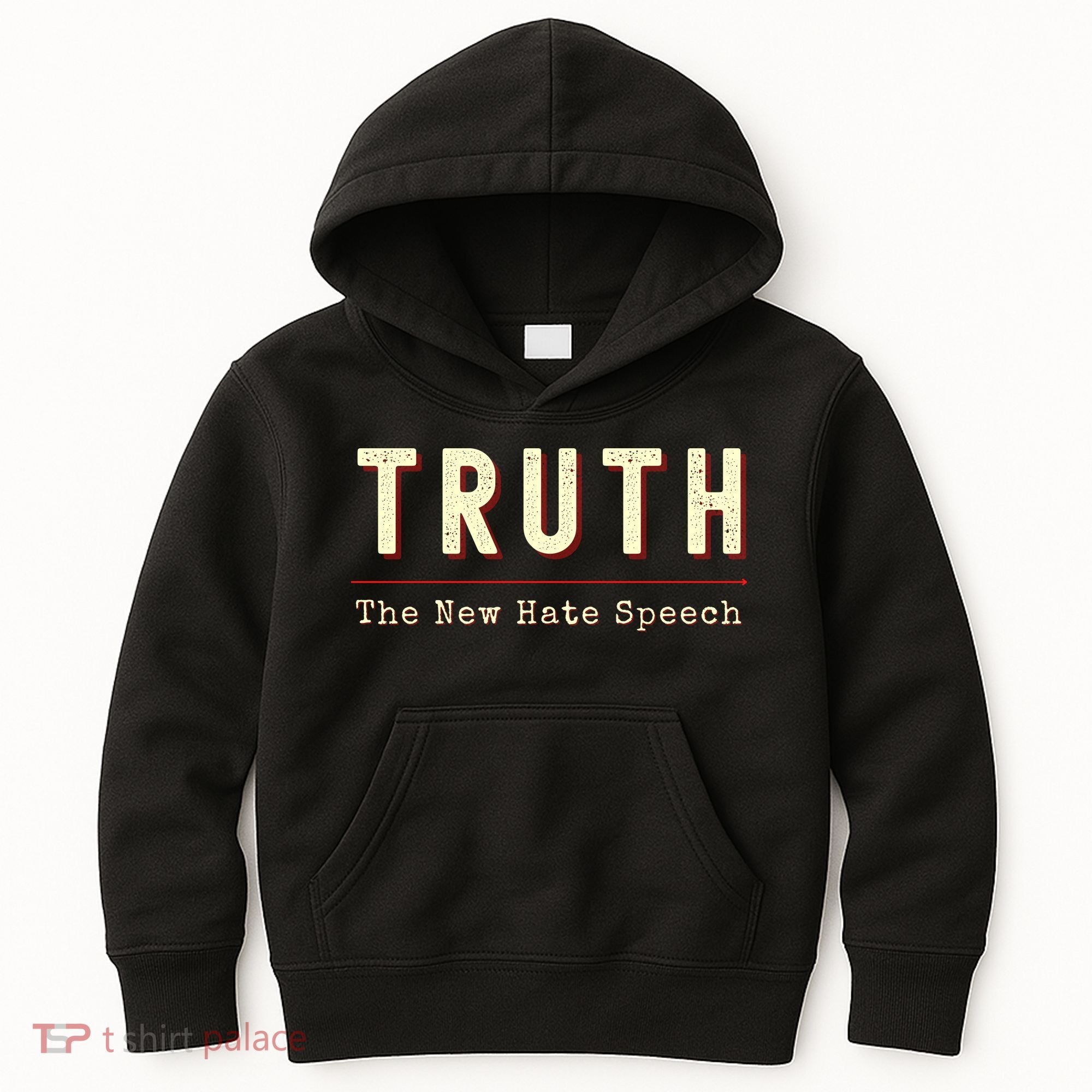 Conservative Anti Woke Cancel Culture Truth The New Hate Speech Kids Hoodie