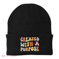 Created A With Purpose Christian Groovy Godsister Beanie thumb 0