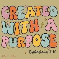 Created A With Purpose Christian Groovy Godsister Hoodie thumb 2