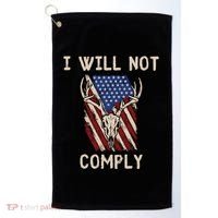 Conservative Anti Woke Politically Incorrect Golf Towel thumb 0