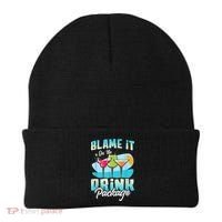 Cruise Alcohol Wine Lover Blame It On The Drink Package Beanie thumb 0