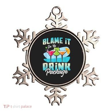 Cruise Alcohol Wine Lover Blame It On The Drink Package Ornament