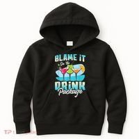 Cruise Alcohol Wine Lover Blame It On The Drink Package Kids Hoodie thumb 0