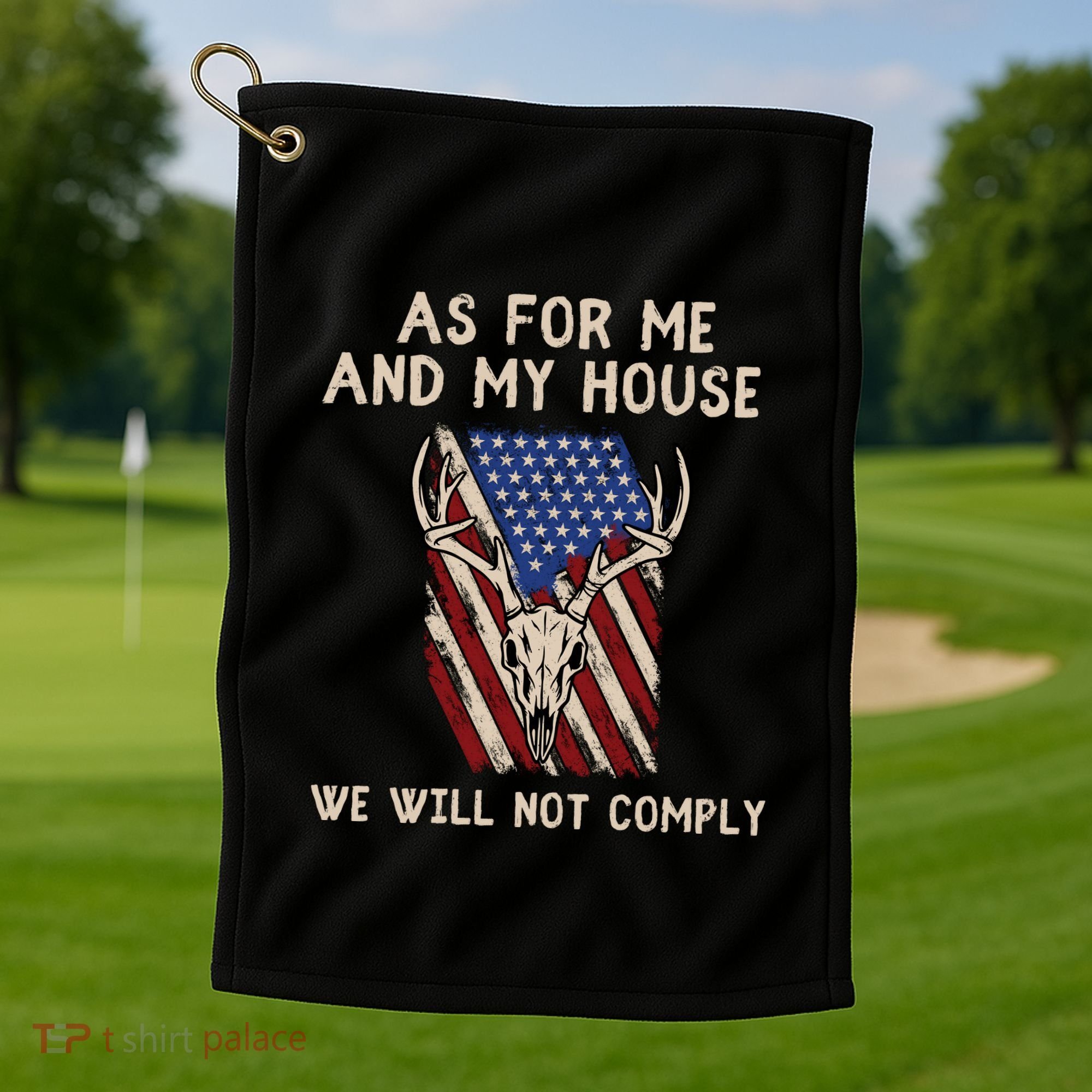 Conservative Anti Woke Politically Incorrect Golf Towel
