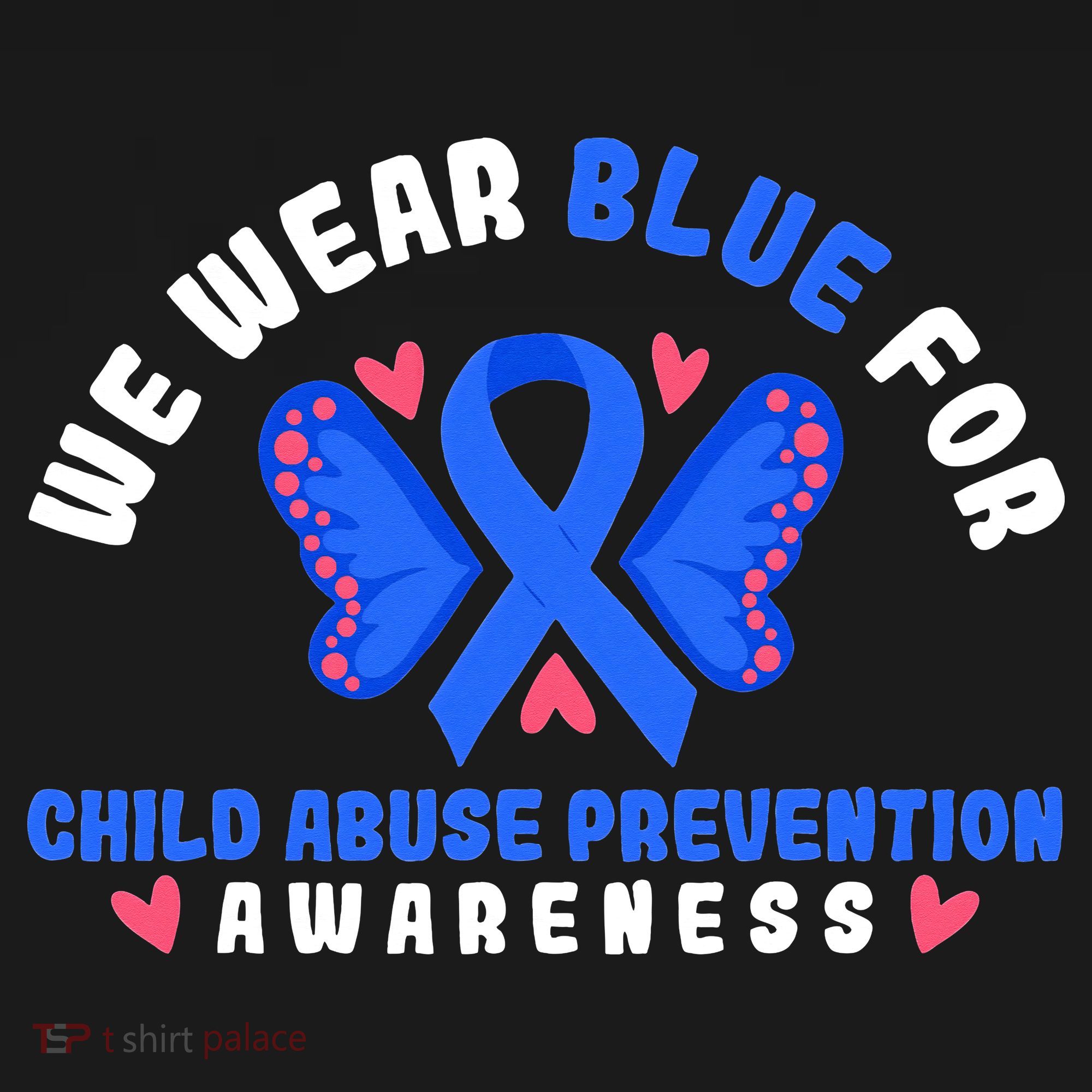 Child Abuse Warrior Prevention Month Blue Ribbon Awareness Women's Tank Top