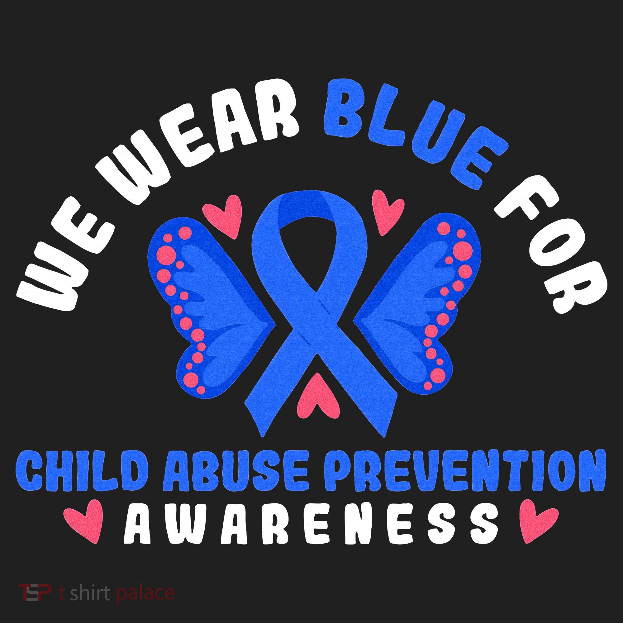 Child Abuse Warrior Prevention Month Blue Ribbon Awareness Hat