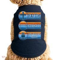 Christian Athlete Workout Gym Weightlifting Jesus Doggie Tank thumb 0