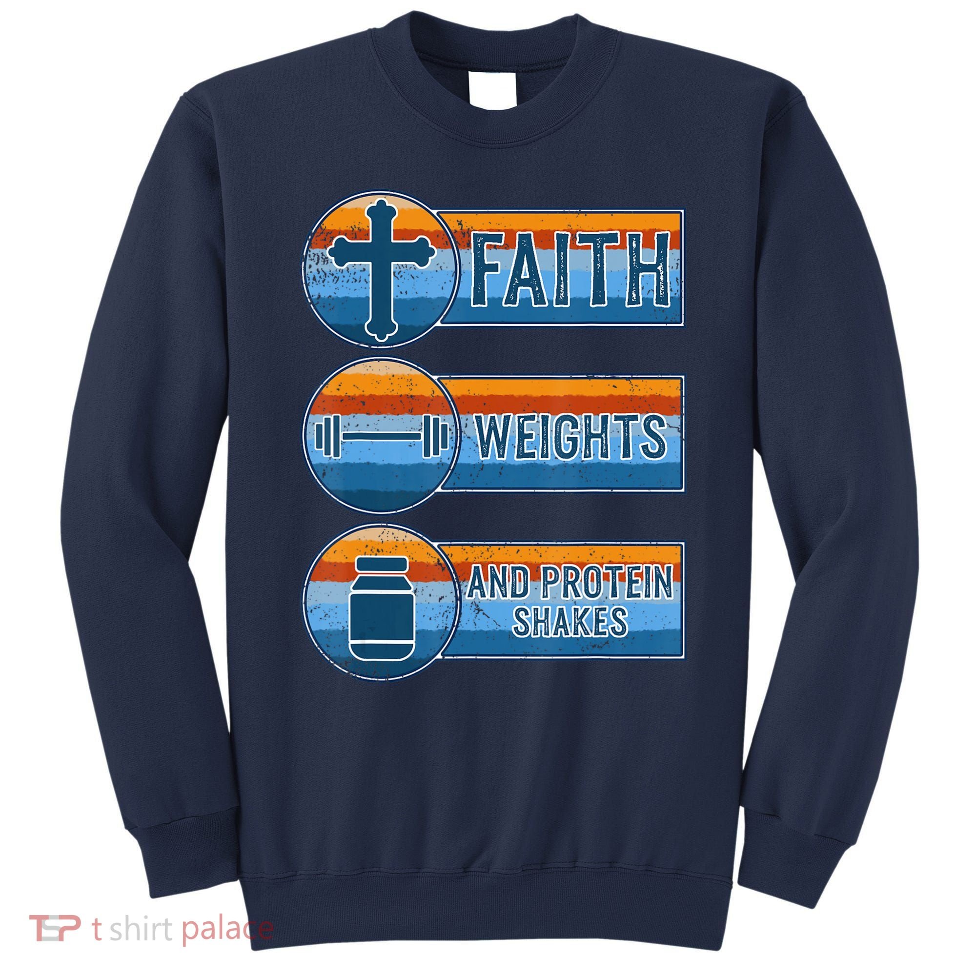 Christian Athlete Workout Gym Weightlifting Jesus Sweatshirt