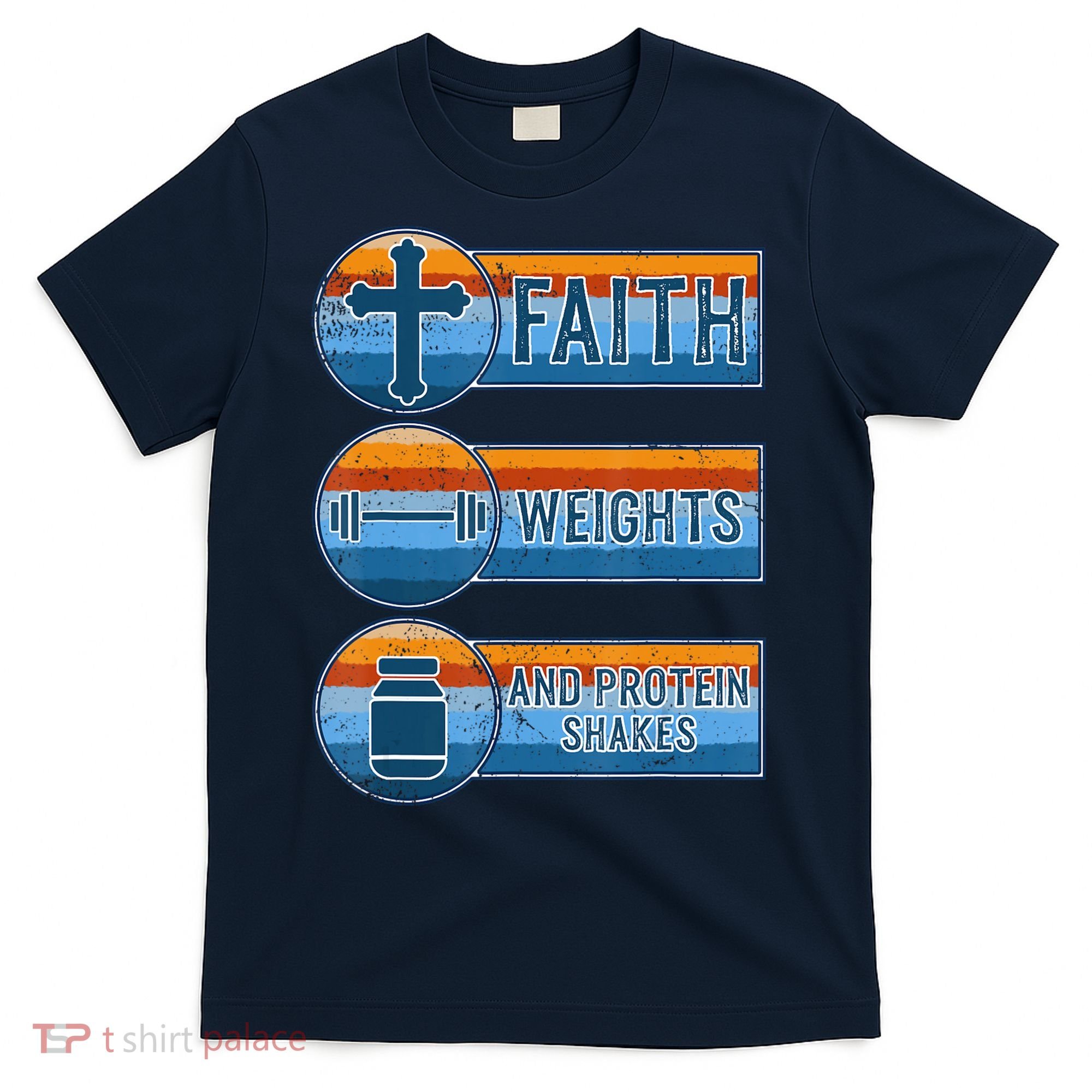 Christian Athlete Workout Gym Weightlifting Jesus T-Shirt