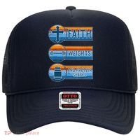 Christian Athlete Workout Gym Weightlifting Jesus Hat thumb 0