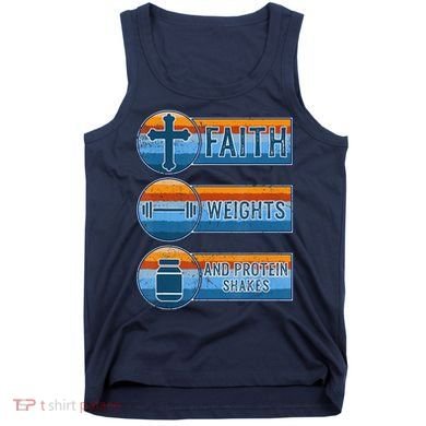 Christian Athlete Workout Gym Weightlifting Jesus Tank Top
