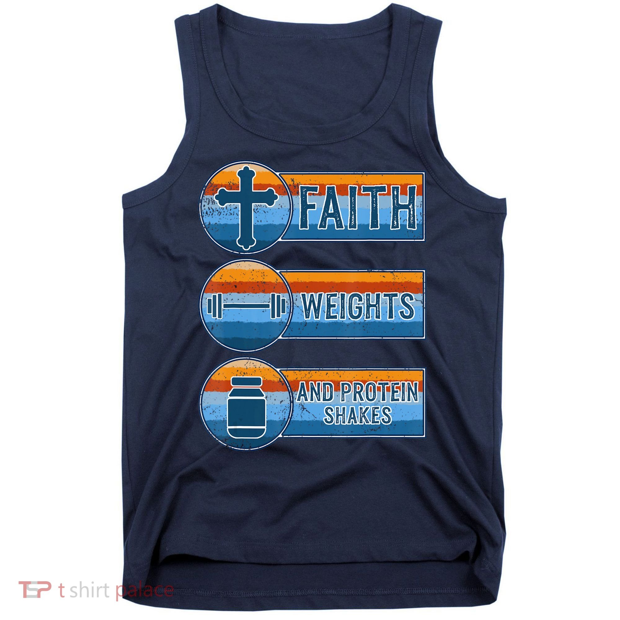 Christian Athlete Workout Gym Weightlifting Jesus Tank Top