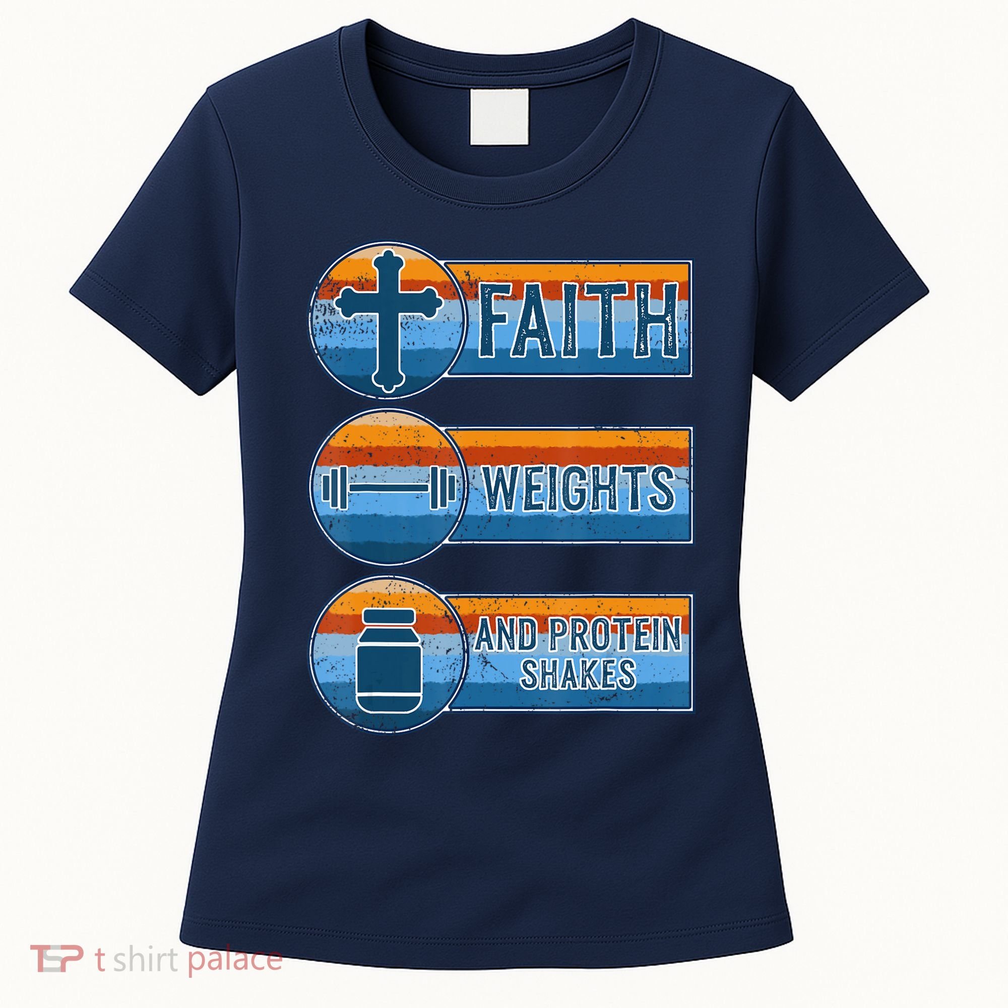 Christian Athlete Workout Gym Weightlifting Jesus Women's T-Shirt