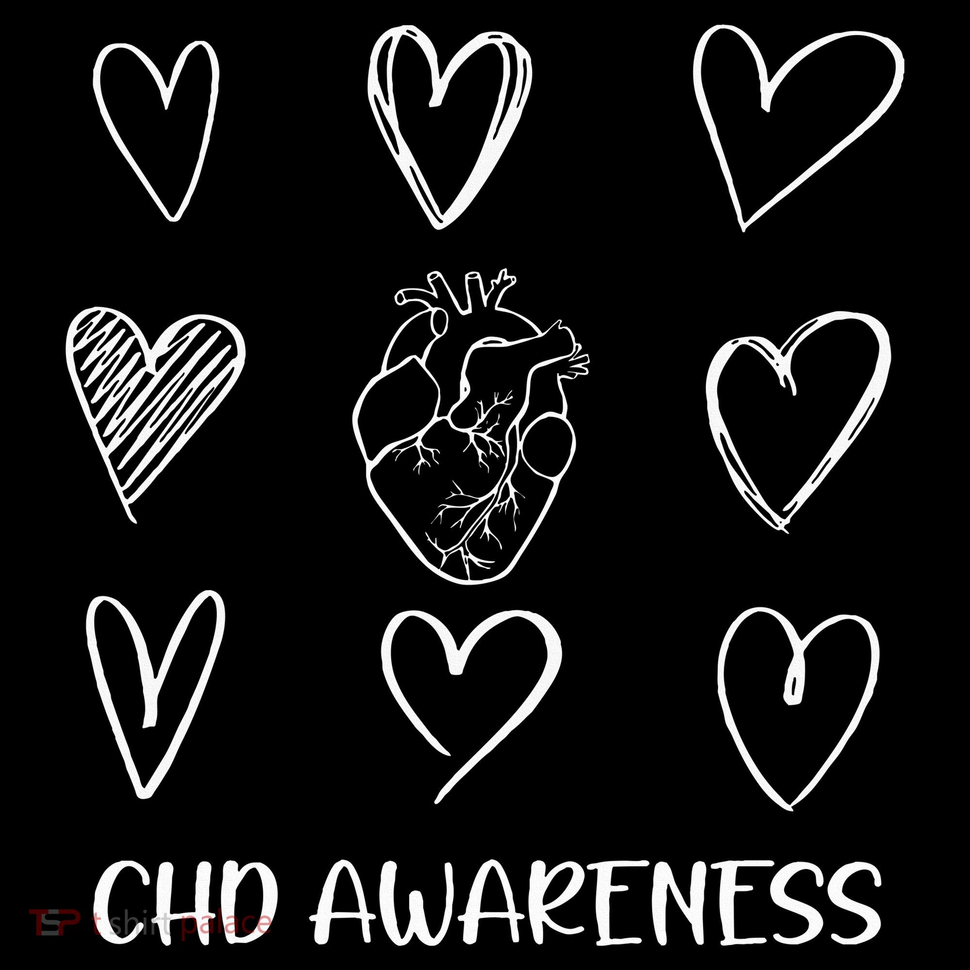 Chd Awareness Warriorheart Disease Month Awareness Women's Hoodie