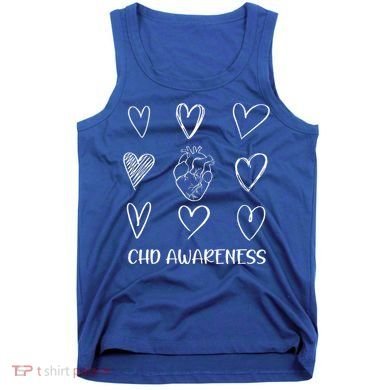 Chd Awareness Warriorheart Disease Month Awareness Tank Top