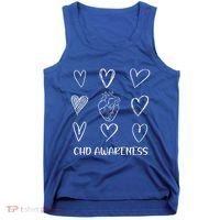 Chd Awareness Warriorheart Disease Month Awareness Tank Top thumb 0