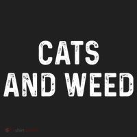 Cats And Weed Funny Cannabis Stoner Marijuana Cat Mom Dad Funny Gift Beanie thumb 2
