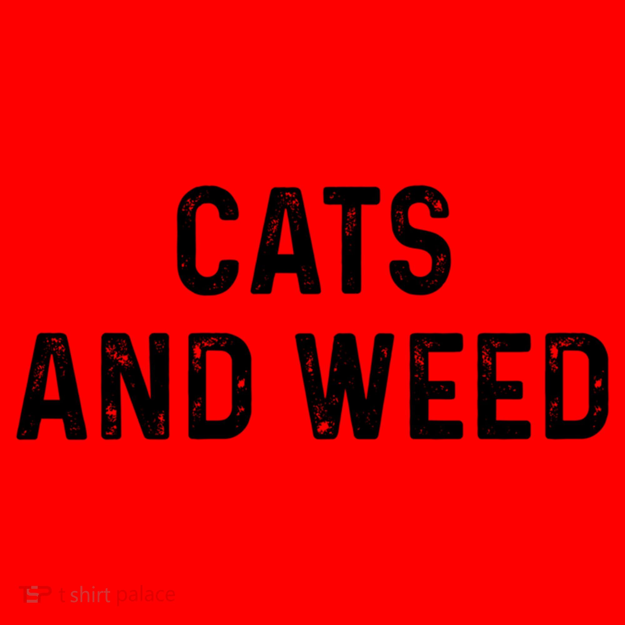 Cats And Weed Funny Cannabis Stoner Marijuana Cat Mom Dad Funny Gift Santa Hat