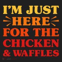 Chicken And Waffles I Love Chicken And Waffles Funny Food Women's Sweatshirt thumb 2