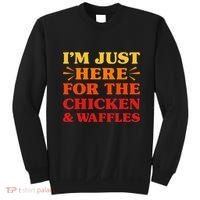 Chicken And Waffles I Love Chicken And Waffles Funny Food Sweatshirt thumb 0