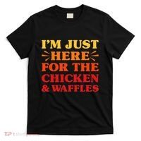 Chicken And Waffles I Love Chicken And Waffles Funny Food T-Shirt thumb 0