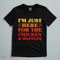Chicken And Waffles I Love Chicken And Waffles Funny Food T-Shirt thumb 5